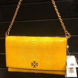 Tory Burch Kira Snakeskin Purse